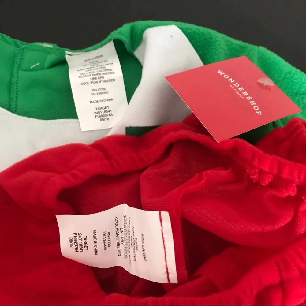 Wondershop Kids Christmas Elf Costume Size Large - Picture 3 of 6